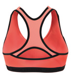 Shock Absorber Pump sports bra top - back view