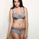 Charnos Erin padded balcony bra and short